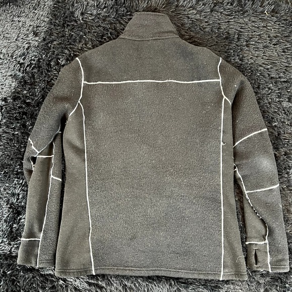 kuhl mens black zip up interceptor fleece size medium - Picture 2 of 5